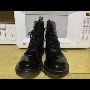 Dr. Martens- Women's 1460 Patent Lace Up Boots